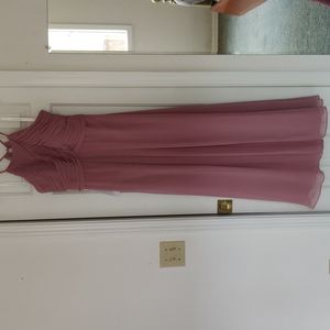 Azazie Ginger Dress (Vintage Mauve)
